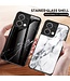 SoFetch zwart/goud marmer backcover hoesje oppo reno 8