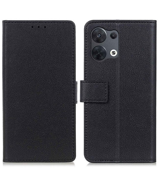 SoFetch zwart wallet hoesje oppo reno 8