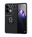 SoFetch zwart flexibel ringstand backcover hoesje oppo reno 8