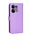 SoFetch paars diamanttextuur bookcase hoesje oppo reno 8