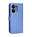 SoFetch blauw diamanttextuur bookcase hoesje oppo reno 8
