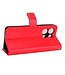 SoFetch rood diamanttextuur bookcase hoesje oppo reno 8