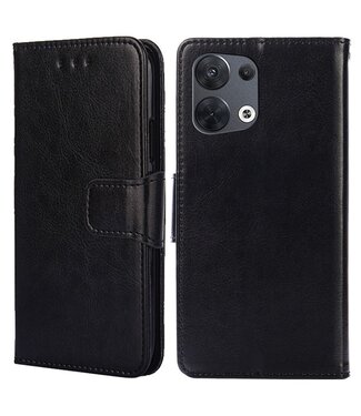 SoFetch SoFetch wallet hoesje Oppo Reno 8 zwart
