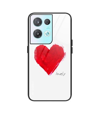 SoFetch SoFetch hart backcover hoesje Oppo Reno 8