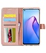 LC.IMEEKE roze bookcase hoesje oppo reno 8