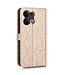 SoFetch goud hexagon bookcase hoesje oppo reno 8