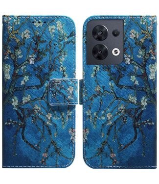 SoFetch SoFetch bloesem bookcase hoesje Oppo Reno 8