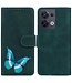 SoFetch groen vlinder bookcase hoesje oppo reno 8
