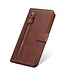 SoFetch bruin ritssluiting portemonnee hoesje oppo reno 8