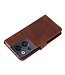 SoFetch bruin ritssluiting portemonnee hoesje oppo reno 8