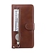 SoFetch bruin ritssluiting portemonnee hoesje oppo reno 8