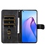 SoFetch zwart ritssluiting portemonnee hoesje oppo reno 8