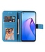 SoFetch blauw mandala wallet hoesje oppo reno 8