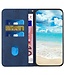 SoFetch saffierblauw ruitdesign booktype hoesje oppo reno 8