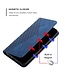 SoFetch saffierblauw ruitdesign booktype hoesje oppo reno 8
