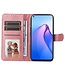SoFetch rosegoud polsbandje booktype hoesje oppo reno 8