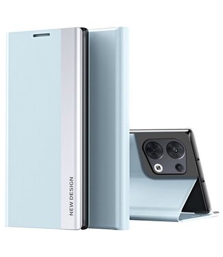SoFetch SoFetch compact sideflip hoesje Oppo Reno 8 - lichtblauw