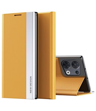 SoFetch SoFetch compact sideflip hoesje Oppo Reno 8 - geel