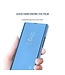SoFetch blauw spiegel sideflip hoesje oppo reno 8