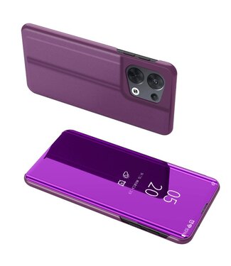 SoFetch SoFetch spiegel sideflip hoesje Oppo Reno 8 - fel paars