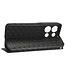 SoFetch zwart ruitpatroon bookcase hoesje oppo reno 8