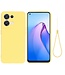 SoFetch geel siliconen backcover hoesje oppo reno 8