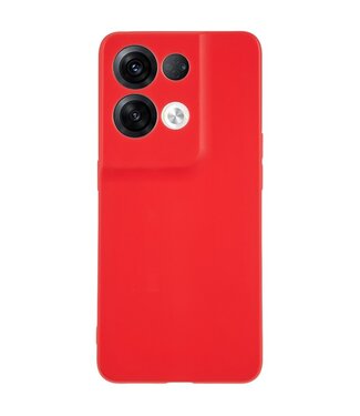 SoFetch SoFetch mat backcover hoesje Oppo Reno 8 rood