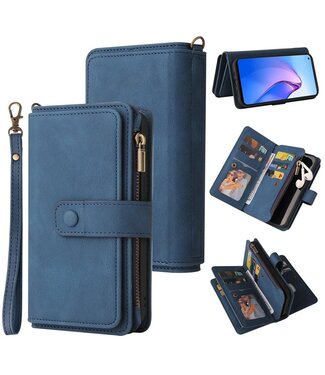 SoFetch SoFetch multifunctioneel portemonnee hoesje Oppo Reno 8 blauw