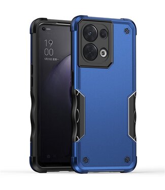 SoFetch SoFetch armor backcover hoesje Oppo Reno 8 blauw