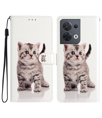 SoFetch SoFetch kitten bookcase hoesje Oppo Reno 8