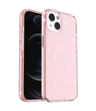 SoFetch Roze Glitter TPU Hoesje iPhone 15