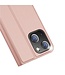 DUX DUCIS Rosegoud Skin Pro Series Bookcase Hoesje voor de iPhone 15