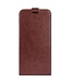 SoFetch Bruin Pasjeshouder Flipcase Hoesje voor de iPhone 15