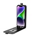 SoFetch Zwart Pasjeshouder Flipcase Hoesje voor de iPhone 15