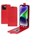 SoFetch Rood Pasjeshouder Flipcase Hoesje voor de iPhone 15