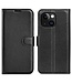 SoFetch Zwart Litchee Bookcase Hoesje voor de iPhone 15
