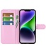 SoFetch Roze Litchee Bookcase Hoesje voor de iPhone 15