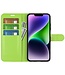 SoFetch Groen Litchee Bookcase Hoesje voor de iPhone 15