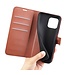 SoFetch Bruin Litchee Bookcase Hoesje voor de iPhone 15