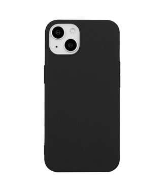 SoFetch Zwart Mat TPU Hoesje iPhone 15