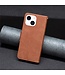 SoFetch Bruin Effen Bookcase Hoesje voor de iPhone 15