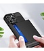SoFetch Zwart Pasjeshouder Hybride Hoesje voor de iPhone 15