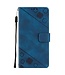 YB Saffierblauw Design Bookcase Hoesje voor de iPhone 15