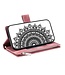 SoFetch Rosegoud Mandala Wallet Hoesje voor de iPhone 15