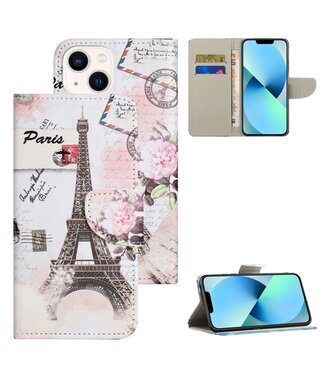 SoFetch Parijs Bookcase Hoesje iPhone 15