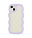 SoFetch Paars / Transparant Golvend Hybride Hoesje voor de iPhone 15