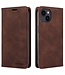 Betopnice Bruin RFID Mat Bookcase Hoesje voor de iPhone 15