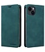 Betopnice Groen RFID Mat Bookcase Hoesje voor de iPhone 15