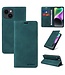 Betopnice Groen RFID Mat Bookcase Hoesje voor de iPhone 15