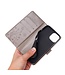 SoFetch Grijs Bloem Vlinder Bookcase Hoesje voor de iPhone 15